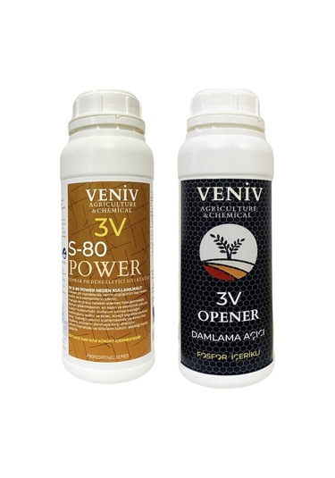 3v Opener Damlama Açıcı 1 Lt Fosfor Içerikli + 3v S-80 Power 1 Lt 2