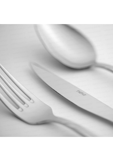 Nehir Fiesta Sade 89 Parça Kutulu Çkb Seti Gümüş