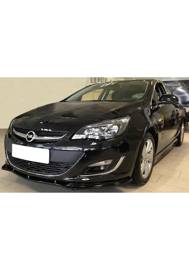 HasAkman Opel Astra J Sedan Basic Ön Tampon Lip Piona Black 2009 - 2015