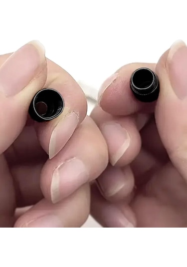 Vidalı Siyah Renk 5 Çift Ayakkabı Bağcık Ucu Siyah