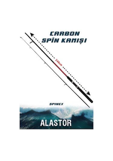 Spinex Spin Olta Kamışı At Çek Olta Kamışı Spin Oltası Karbon Olta 10-40