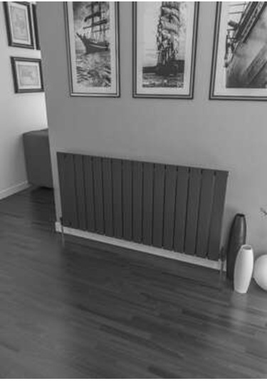 Warma Teos Çelik Radyatör 1195x600 Pütürlü Beyaz Ral 9016