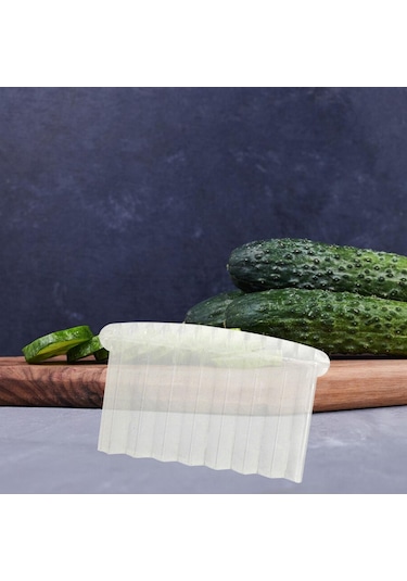 Homyl Otel Restoran Mutfağı Için Salatalık Kırışık Kesici Beyaz