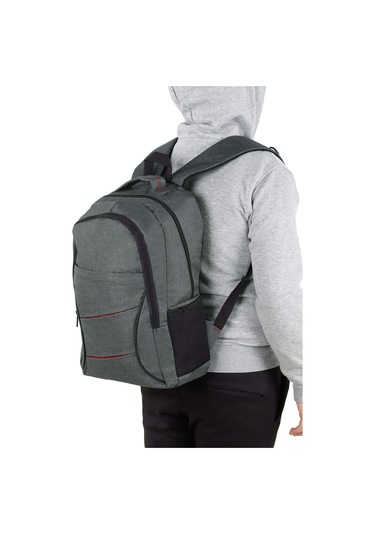 Strong Tablet Laptop Bölmeli Okul Çantası Koyu Gri