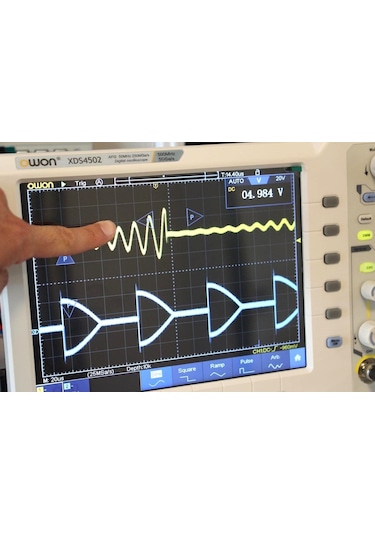 Owon Xds4502 Osiloskop 2 Kanal 500 Mhz 10,4''full Paket