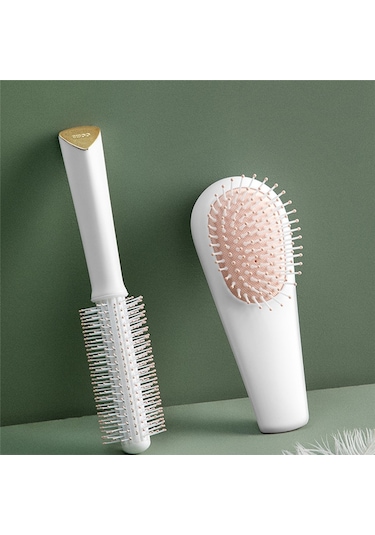 Tek Anahtar Hızlı Temizlik Saç Tarak Kadın Saç Fırçası Hava Yastığı Saç Derisi Masaj Tarak Saç Şekillendirici Aracı Tarak D