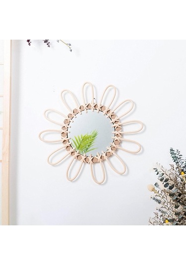 Pazly Yatak Suntek Oturma Odası Odası Için Dekoratif Daire 31cm Wx Bej