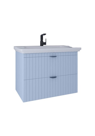 Kobos Noble 80 Cm Lavabo Dolabı Light Blue Kb710048 Diğer