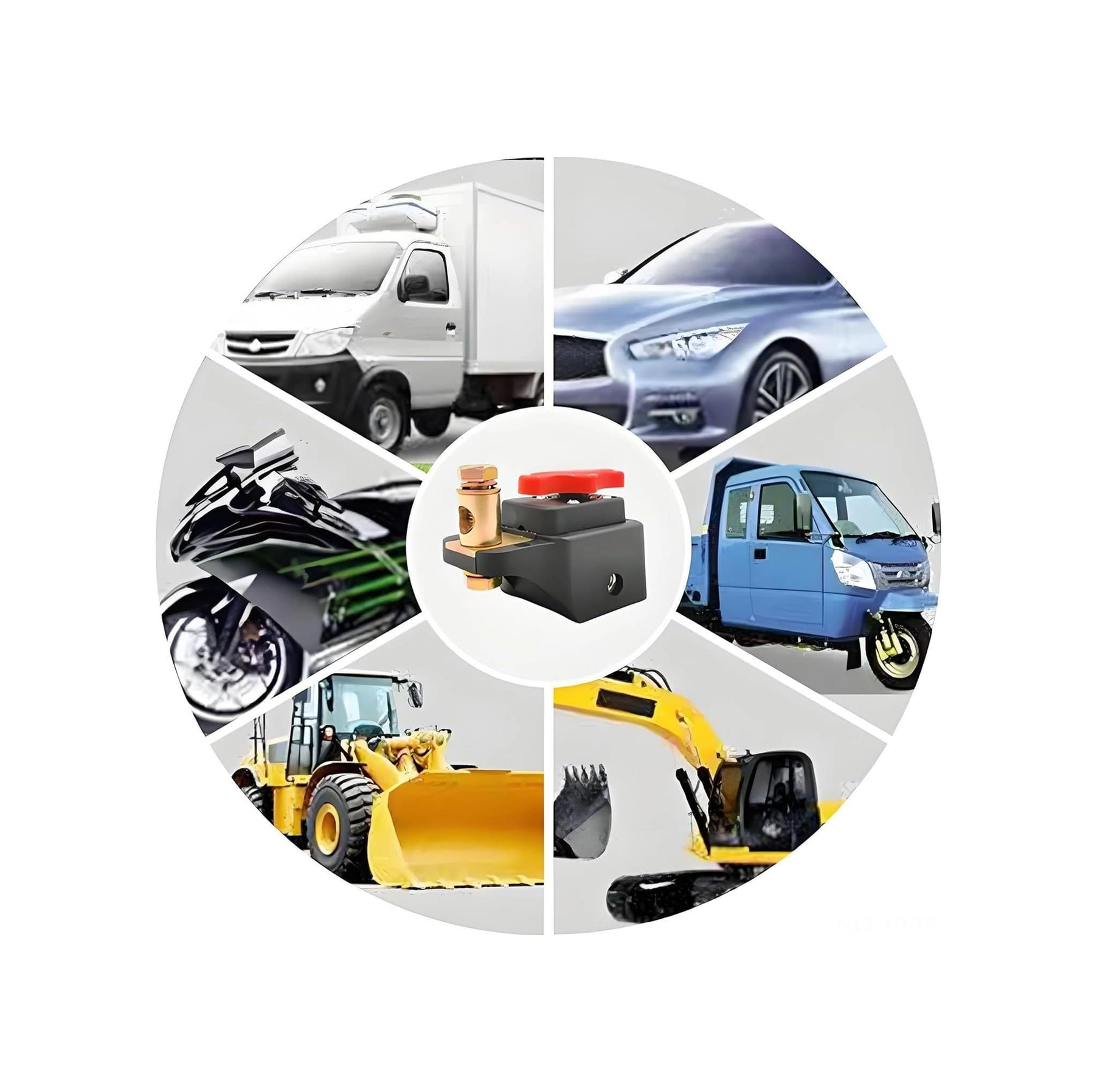 Xiyyadms 12v-24v Akü Kesici Anahtarı - Tek Tıklamayla Güç Kontrolü, Kısa Devre Koruma, Tekne, Karavan, Rovyer Ve Çekici Uygun, Üst Montajlı Bakır Abs Malzeme