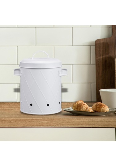 Suntek Magideal Patates Soğan Sarımsak Kutusu Sebze Saklama Beyaz-stil-b