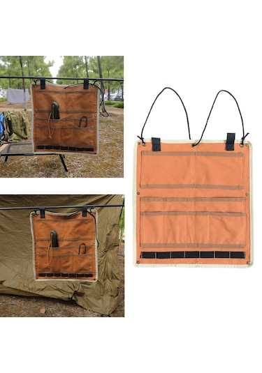 Homyl Seyahat Barbekü Için Sofra Saklama Çantası 38x36.5cm Haki