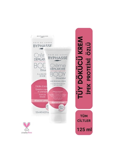 Byphasse İpek Proteini Özlü Tüy Dökücü Krem 125 ML