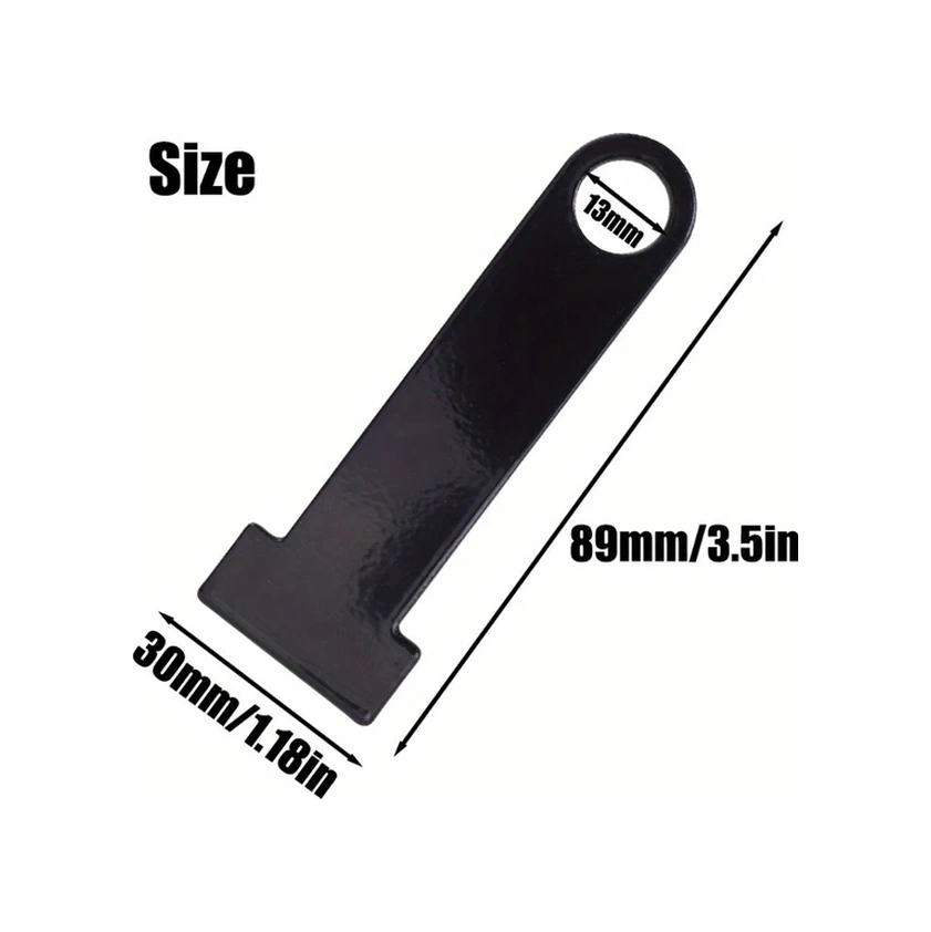 Elmpaly 2 Adet Beyaz Kask Kilit Askısı - Dayanıklı Metal Bisiklet Motosiklet Kilidi Ve Güvenlik Halkası