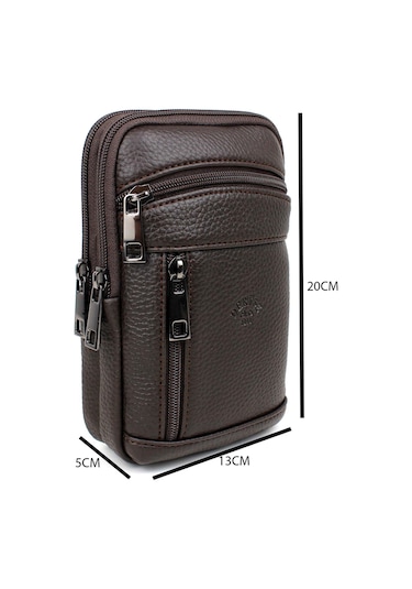 K.rengi Erkek Çanta Omuz Askılı Çanta Postacı Erkek Omuz Çantası Kahverengi