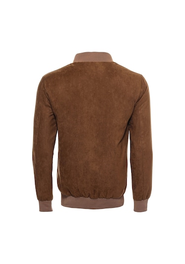 Taba Cepli Süet Bomber Mont - Wessi Siyah