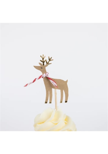 Meri Meri - Festive House Cupcake Kit - Yeni Yıl Evi Cupcake Kit 24'lü