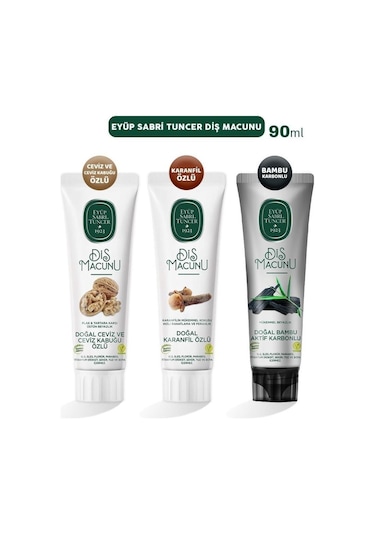 Eyüp Sabri Tuncer Diş Macunu Bambu + Ceviz + Karanfil 90 ML
