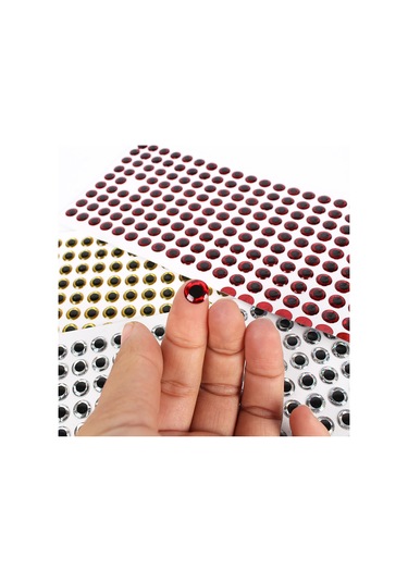 Springsun 3d Epoksi Balık Gözleri - 100 Adet 3-12mm Çeşitli Boyutlarda Yapay Yem Aksesuarı