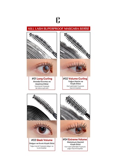 Clıo Kill Lash Superproof Mascara 20 Bouncy Lash
