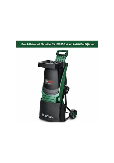 Bosch U Shredder 2x18V-25 2x4AH Akülü Dal Öğütme - 06008E0000