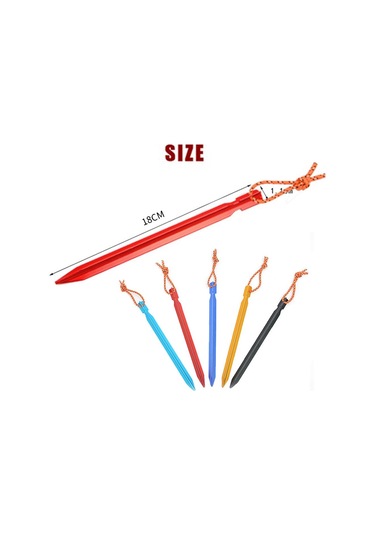 Suntek 10 Paket Ağır Hizmet Çadır Gölgelik Kamp Kırmızı