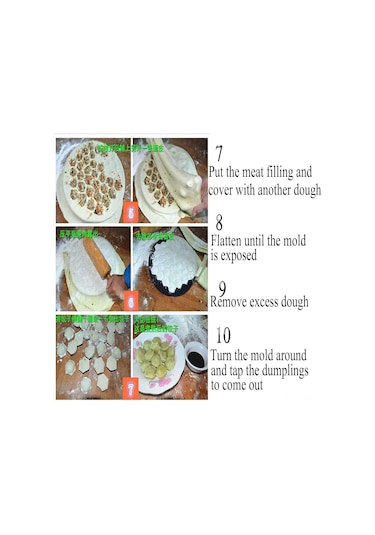 Springsun 37 Lü Alüminyum Manti Kalıbı - Evde Zaman Tasarrufu Sağlayan Profesyonel Mutfak Aleti Gümüş