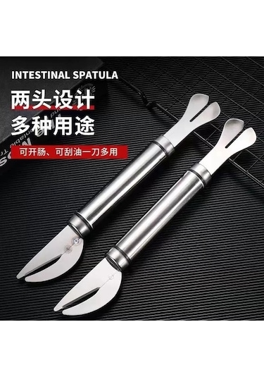 Pazly Paslanmaz Çelik Bağırsak Kazıma Yağı Bıçağı Sanbuyos Marka Profesyonel Uygulama Ahşap