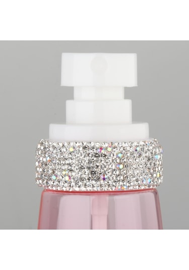 Homyl Sıvı Kabı 60ml Şık Küçük Seyahat Taşınabilir Doldurulabilir Pembe