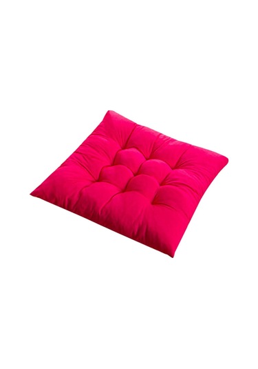 Sıcak Pembe Kare Sandalye Minderi Koltuk Minderi Kaymaz Askı Ile Kapalı Ve Açık Kanepe Minderi Yastık Yastık Minder Ev Ofis Araba Için