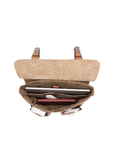 Bouletta Olympus Deri 14 inç Laptop Çantası RST2 Taba