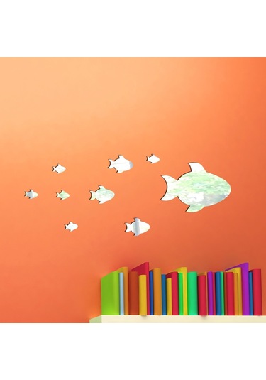 Balıklar Dekoratif Ayna(453345018) Şeffaf