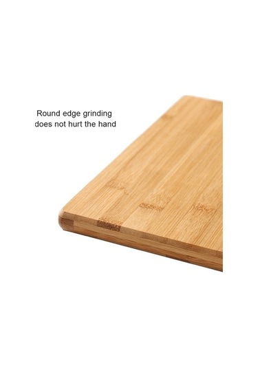 Primepickings 30cm X 20cm Mutfak Bambu Dikdörtgen Doğrama Bloğu Kalınlaştırıcı Kesme Tahtası Diğer