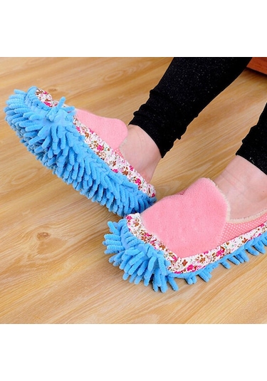 Zemin Terlik Temizleme Tozu Paspas Mavi