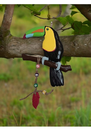 Dekoratif Tukan Kuşu Farklı Renklerde Kutulu 2 Adet