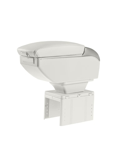 Oto Kolçak Sürgülü Ve Usb Şarj Girişli Tüm Araçlara Uyumlu Kol Dayama 7 Usb Girişli Kolçak Gri