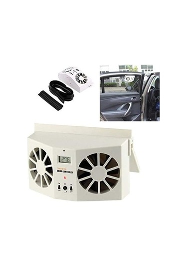 Solar Enerji İle Şarj Edilebilen Araba Fanı