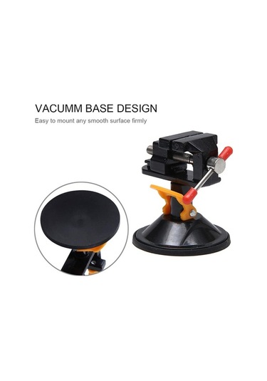 Tongxida Alüminyum Mini Sırtlı Sıkıcı, 360 Döner Baş, 12-55mm, Siyah, Ev/tamir Çalışmaları