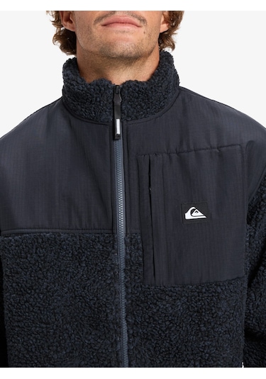 Quıksılver Shallow Water Fz India Ink - Solid Erkek Polar Ceket Eqypf03076-6489 Lacivert