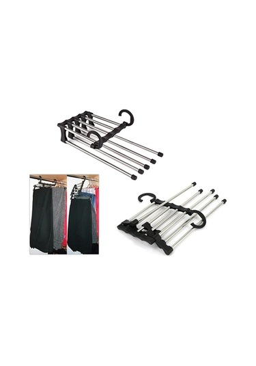 Pantolon Askısı 5 İn 1 Renkli