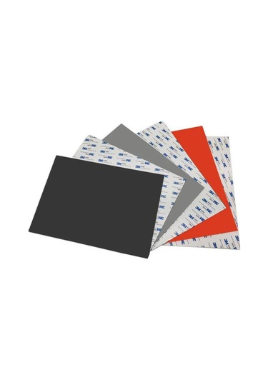 Mühürcüm Koyu Gri Renk Lateks Kauçuk Kokusuz Kuru Kaşe Mühür Mürekkep Pedi A4 Ebat 2,3mm