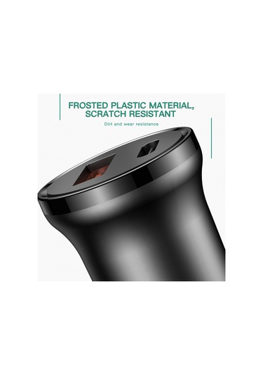 Kosona Beyaz 30w Qc4.0+pd Çift Usb Arabalığın Şarj Cihazı, 5a Type-c Arabalığın Sigara Çakmak Soketi, Akıllı Sıcaklık Korumalı, 12-24v Geniş Voltajlı