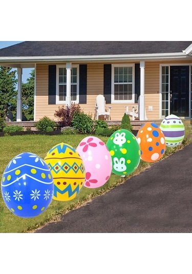 Pazly Yumurtası Yeşil Suntek Şişme Paskalya Ev Dekoru Dekorasyon Qw
