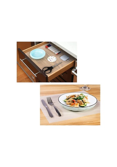 Periboia 10 Metre Halı Kaydırmaz Şeffaf - Raf - Dolap Ve Torpido