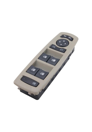 Renault Megane 3 Sol Ön Cam Açma Düğmesi Anahtarı 2010--2014 Krem