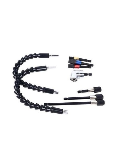 Besthome1 Mükemmel Otomotiv & Ev Tamiri İçin Çok Fonksiyonlu Esnek Şaft Matkap Uzatma Seti