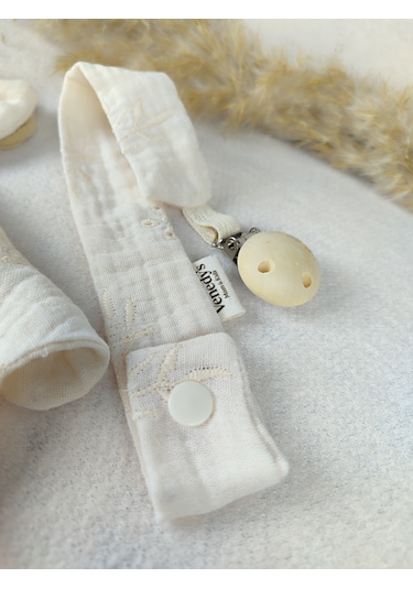 Venedy's Ivory Mama Önlüğü Seti Ekru