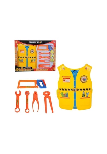 King Toys Yelekli Oyuncak Tamir Seti Ft 1974