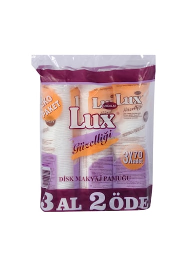 Lux Disk Makyaj Pamuğu 70'li Eko 3 Al2 Ode