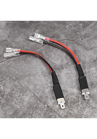 Springsun H1 Led Far Ampulü Adaptörü, Abs Plastik Malzeme, Isı Dayanıklı, Kolay Kurulum, Araç Modifikasyonu İçin Dönüştürücü Kablosu