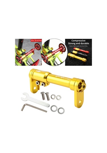 Suntek Katlanır Bisiklet Kolay Tekerlek Uzatma Çubuğu Altın